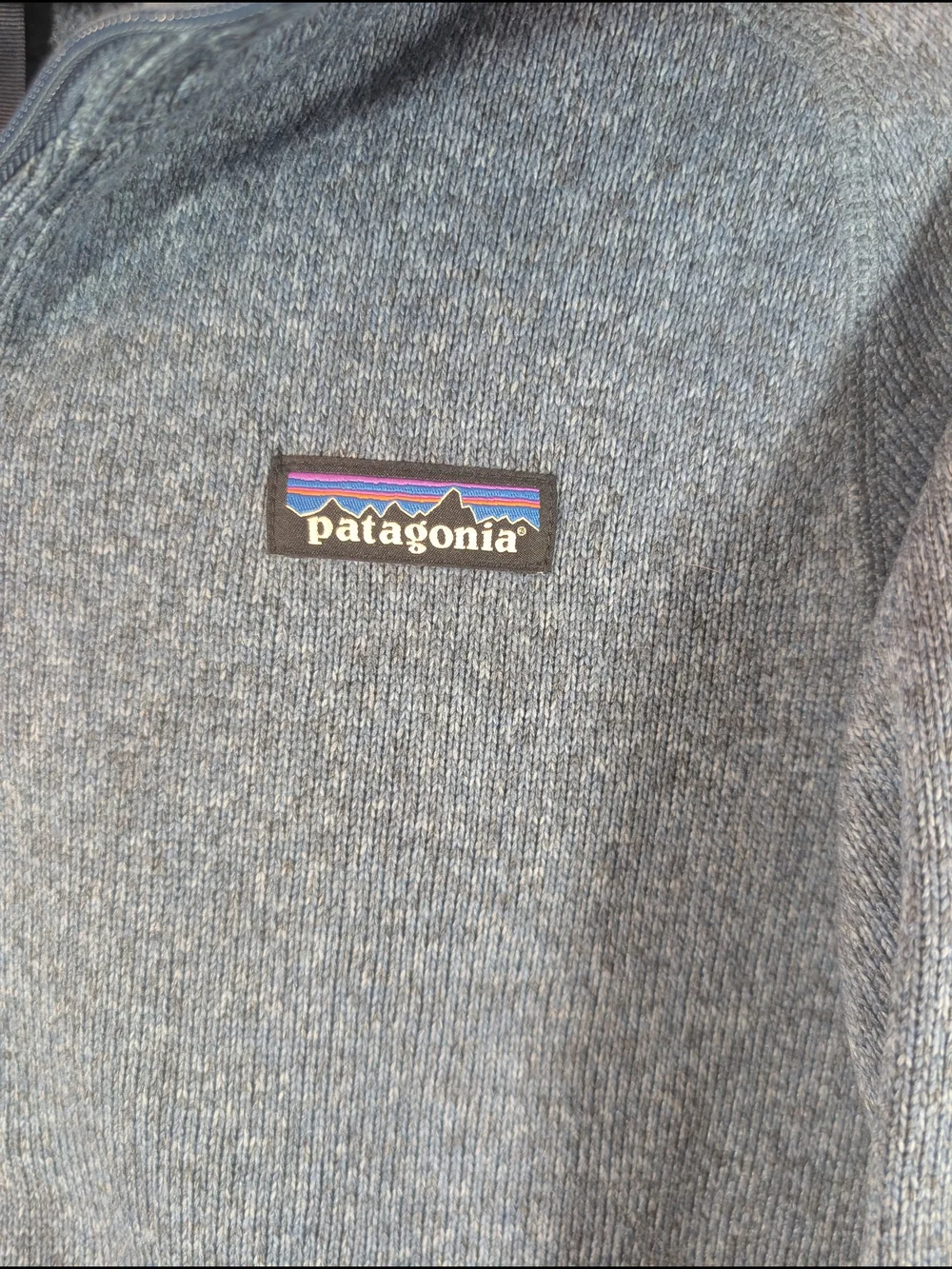 Patagonia Better Sweater 1/4 Zip Fleece Pullover Women’s M Blue Gorpcore Outdoor